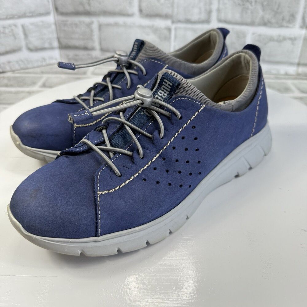 Samuel Hubbard Women's 7.5 Blue Leather Flight Sport Athletic Sneaker Shoes - Picture 14 of 14